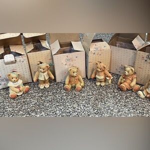 Cherished Teddies- Indians - set of six